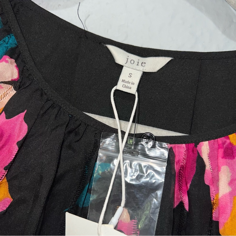 Joie Kriston Silk Floral Print Mini Dress Size Small - Picture 4 of 9